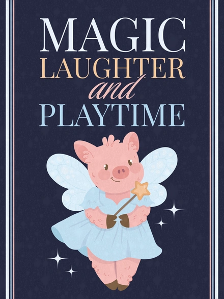 Illustration of a magical pig character