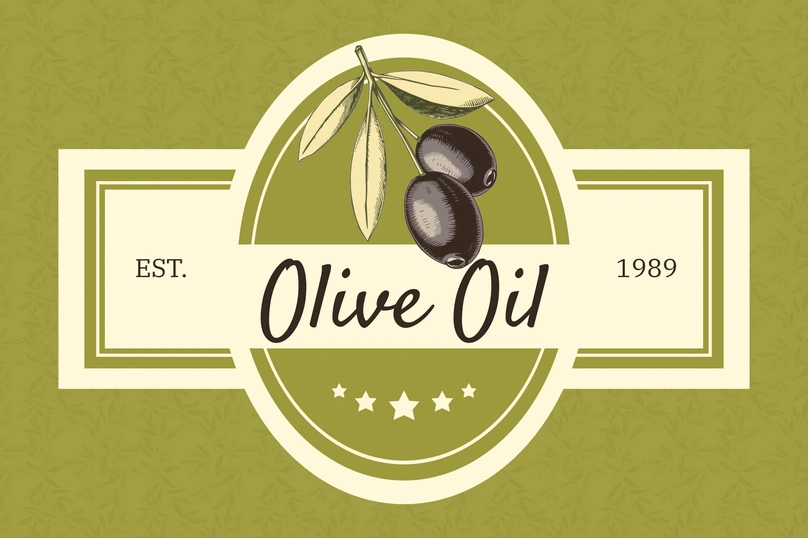 Olive Oil Product Label