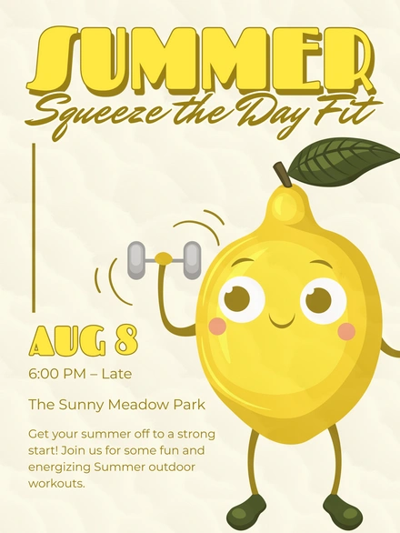 Summer Fitness Event Promotion