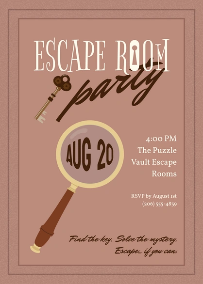 Escape Room Party