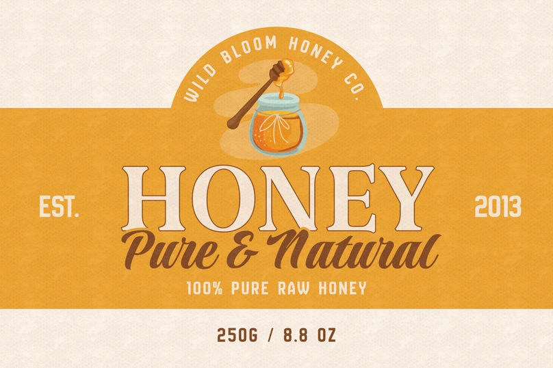 Honey Label Design