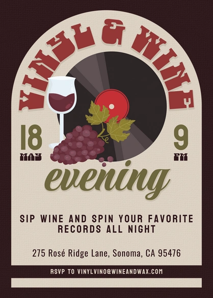 Music and Wine Event