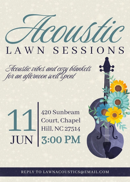 Outdoor Acoustic Music Session