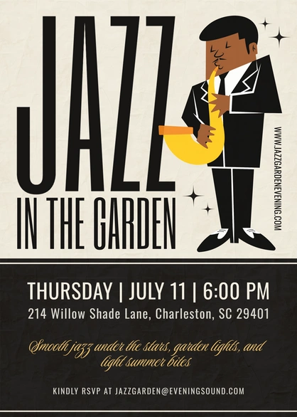 Jazz Event Announcement