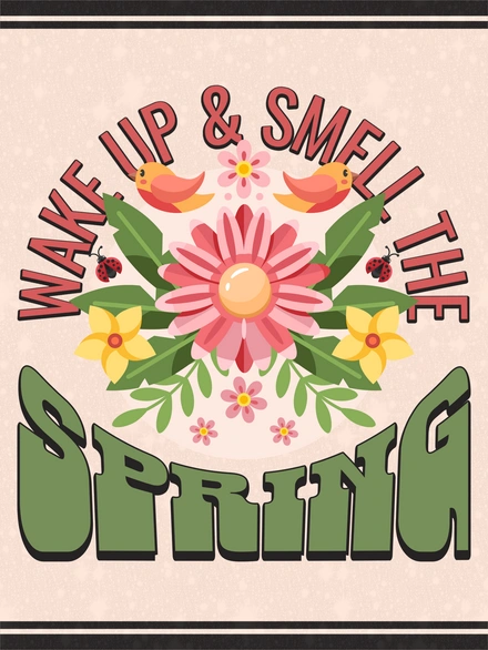 Spring Floral Illustration