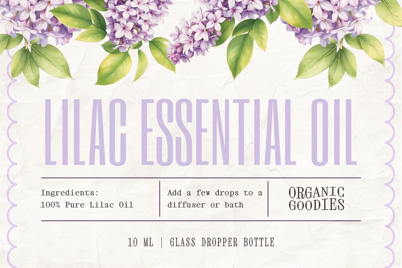 Essential Oil Label Design