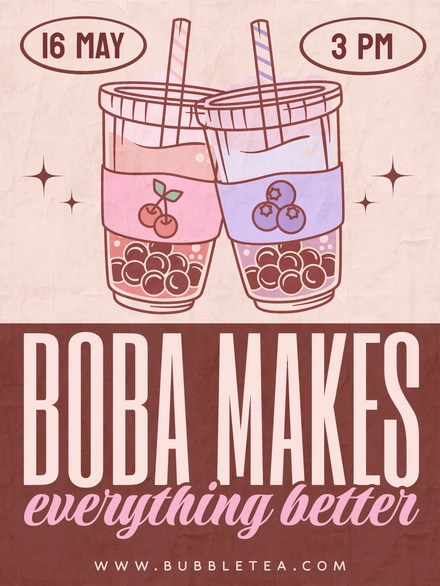 Boba Advertisement