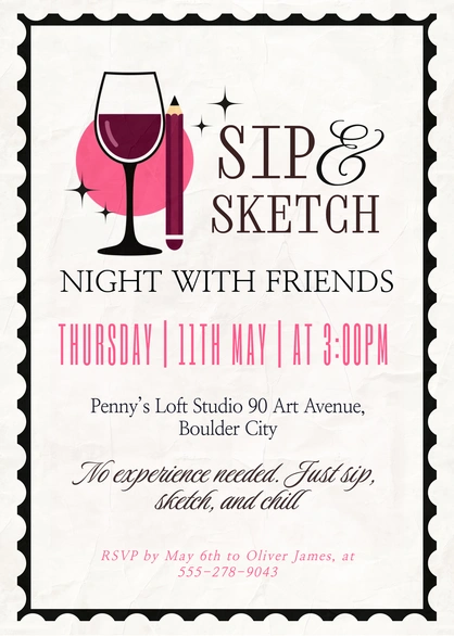 Art Event Invitation