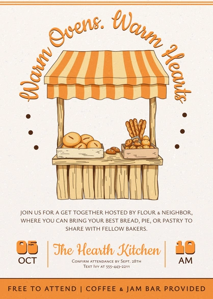 Baking Event Invitation