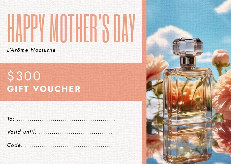 Gift voucher design for Mother's Day