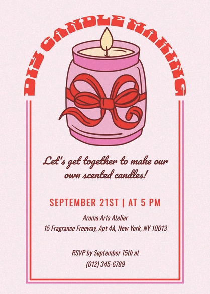 Candle Making Event