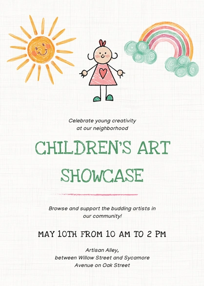 Art Exhibit for Children