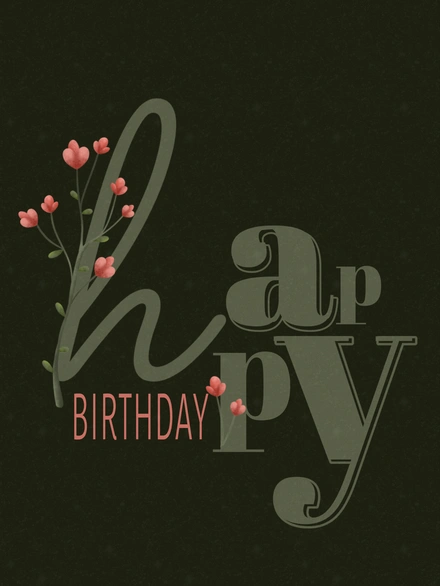 Birthday Greeting Card