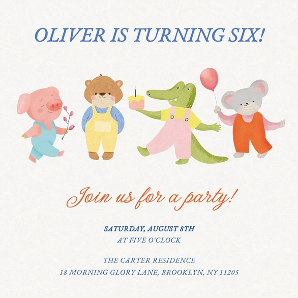 Birthday Party Invitation
