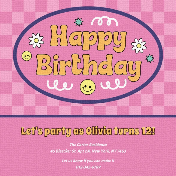 Happy Birthday Card
