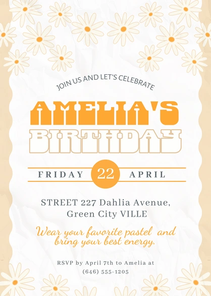 Birthday Invitation