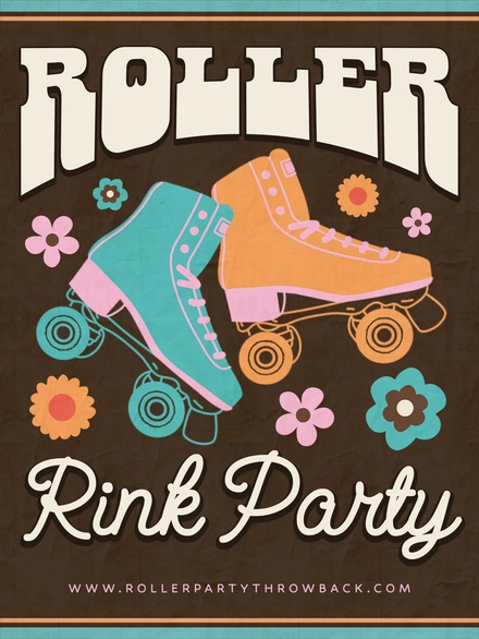 Roller skating event promotion
