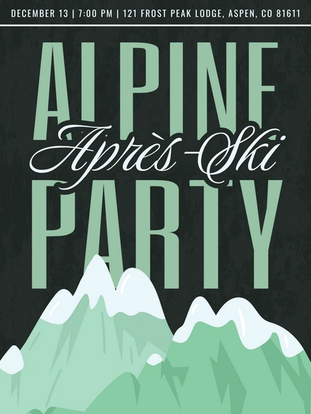 Invitation to an Après-Ski Party