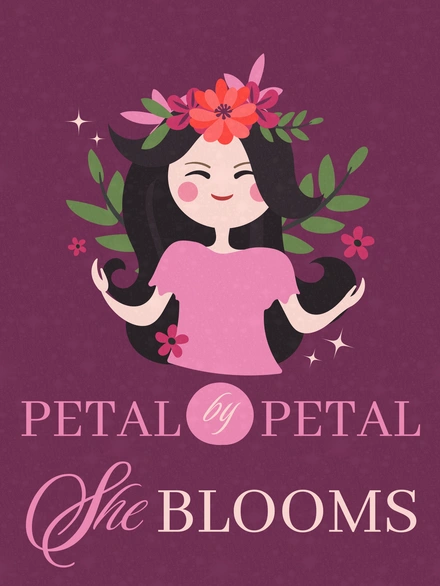 Floral Woman Illustration