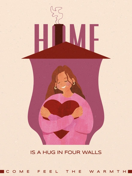 Home is a Hug in Four Walls