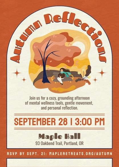 Invitation to wellness event