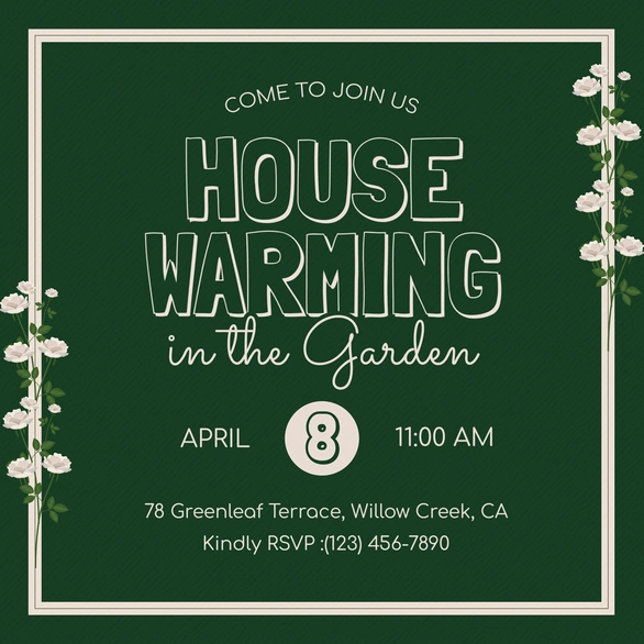 Invitation to Housewarming Party
