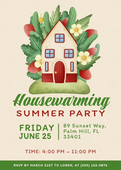 Housewarming Invitation