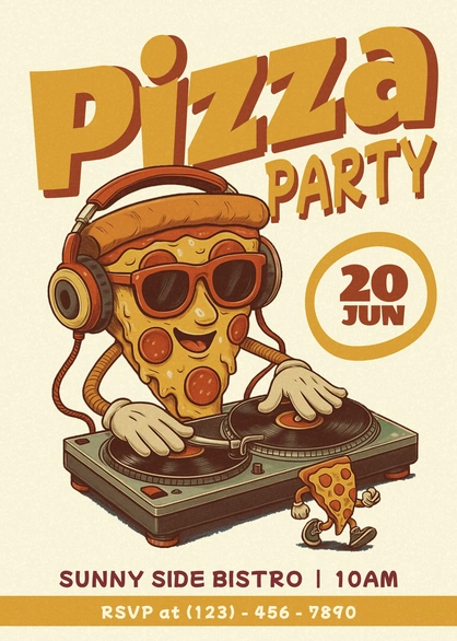 Pizza-themed event