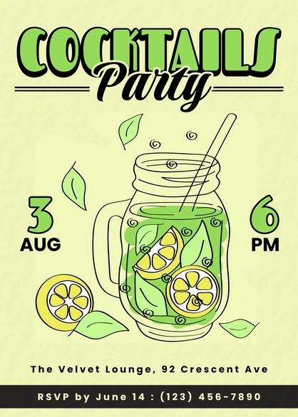 Cocktail Party Invitation