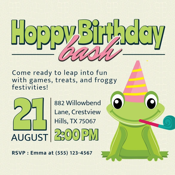 Birthday Party Invitation