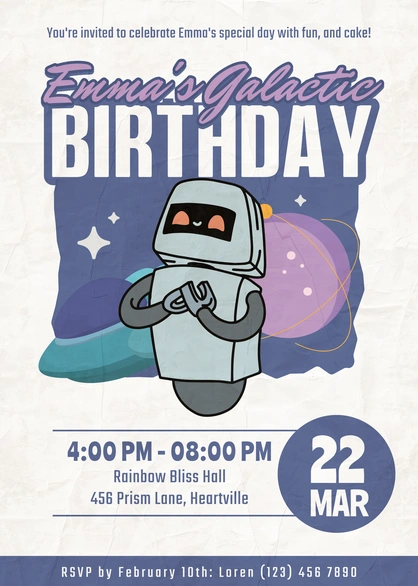 Birthday Party Invitation