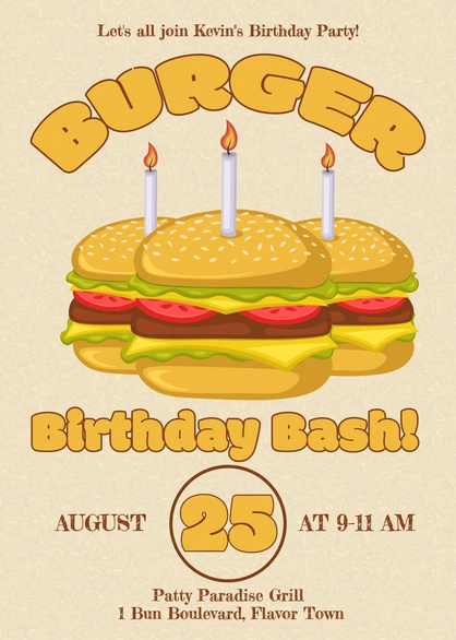 Birthday Party Invitation
