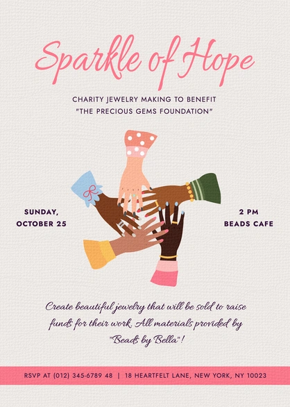 Charity Jewelry Making Event