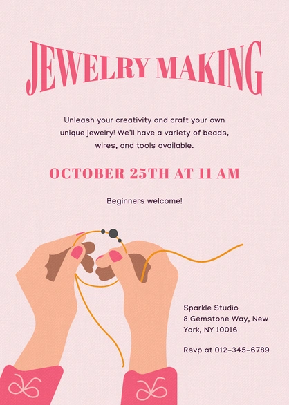 Jewelry Making Event