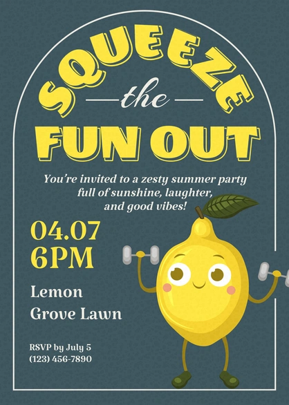Summer Party Invitation