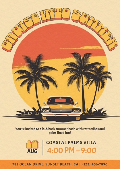 Summer Bash Invitation