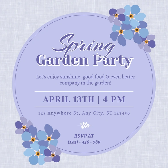 Spring Garden Party