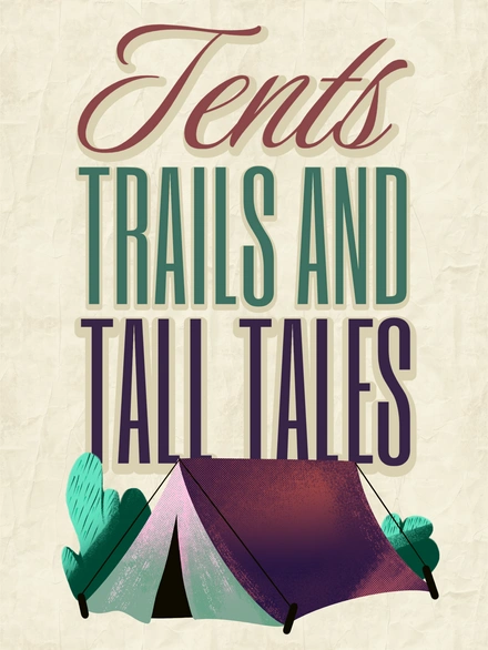 Camping and storytelling