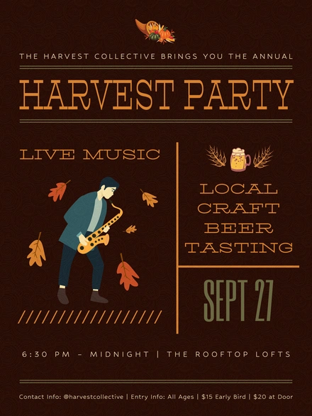 Harvest Party Invitation