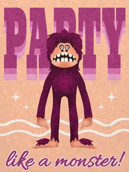 Monster Party Poster
