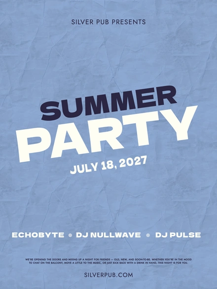 Summer Party Event
