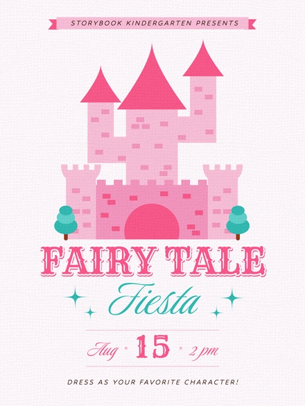 Kindergarten Event Invitation