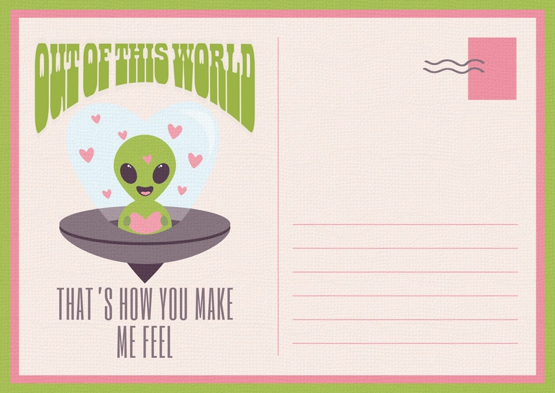 Alien with Hearts