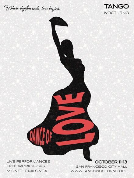 Tango dance event poster
