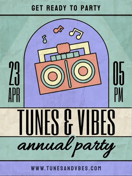 Annual Party Announcement