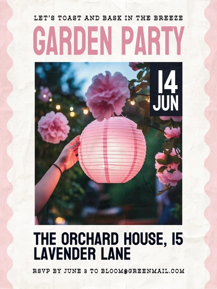 Garden Party Invitation