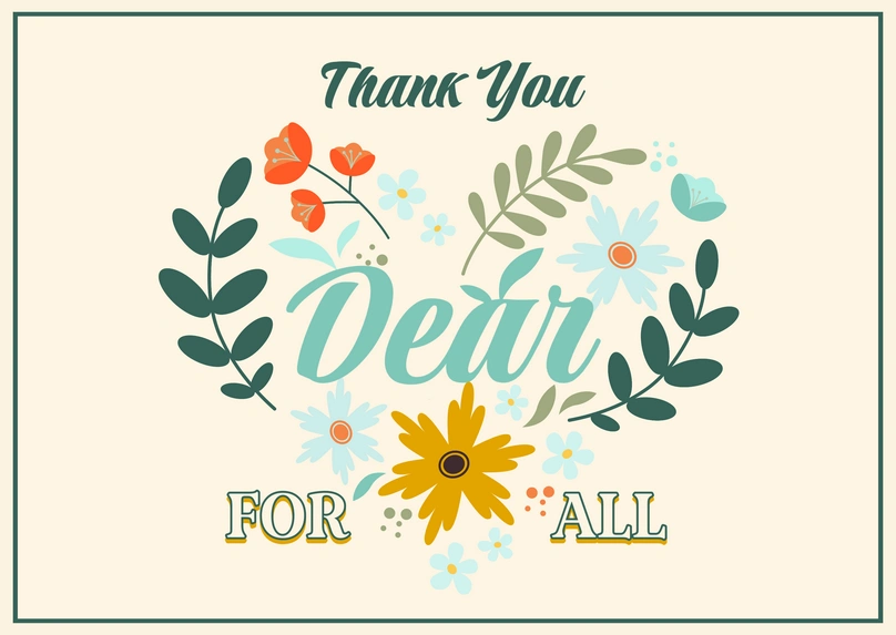 Thank You Card