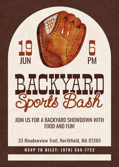 Sports Bash Event