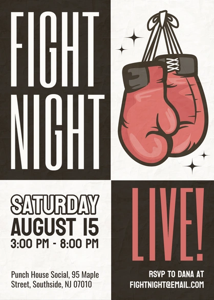 Fight Night Boxing Event