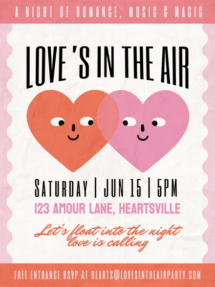 Romantic Event Invitation
